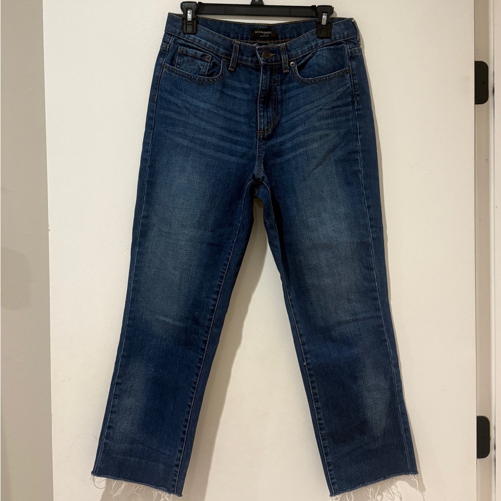 Banana Republic Straight Fit Blue Jeans